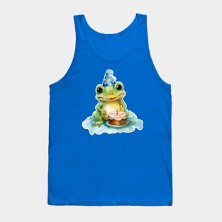 Happy Birthday Cute frog Tank Top